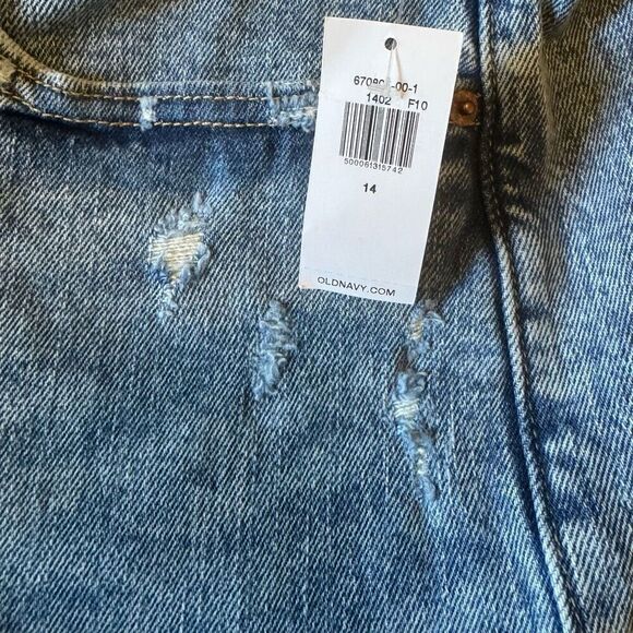 NWT Old Navy sky high straight jeans 14 - Picture 4 of 6